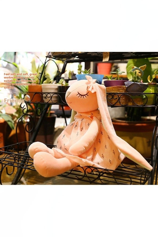 Cute Cartoon Long Ears Rabbits Dolls Baby Stuffed Plush Toys For Children Rabbit Sleeping Mat Stuffed Plush Toys Infants - Image 1