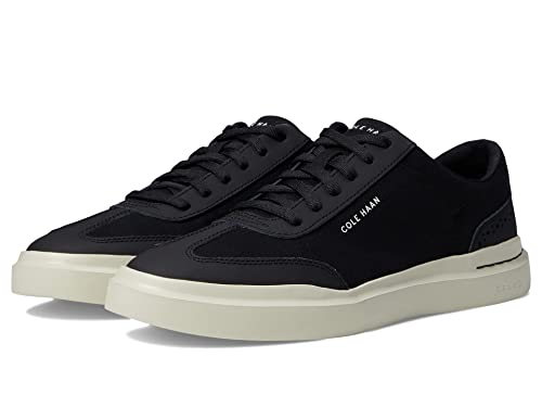 Cole Haan Mens Grandpro Rally Canvas TToe Sneakers BlackSilver Birch 9W US - Image 3