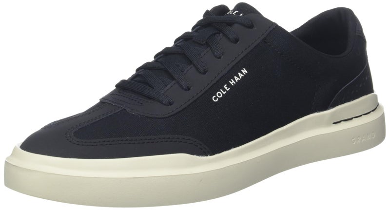 Cole Haan Mens Grandpro Rally Canvas TToe Sneakers BlackSilver Birch 9W US - Image 2