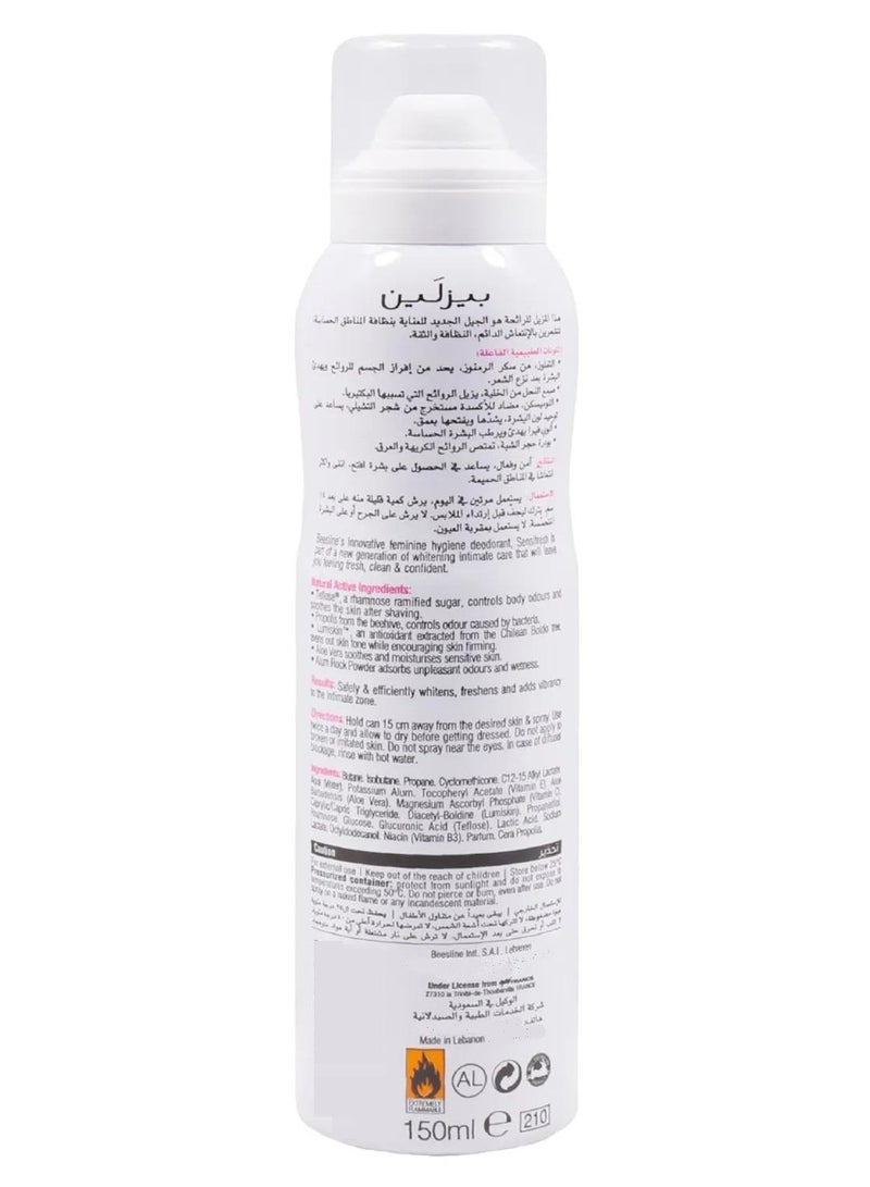 Beesline Sensifresh Whitening Sensitvie Zone Deodorant 150ml - Image 2
