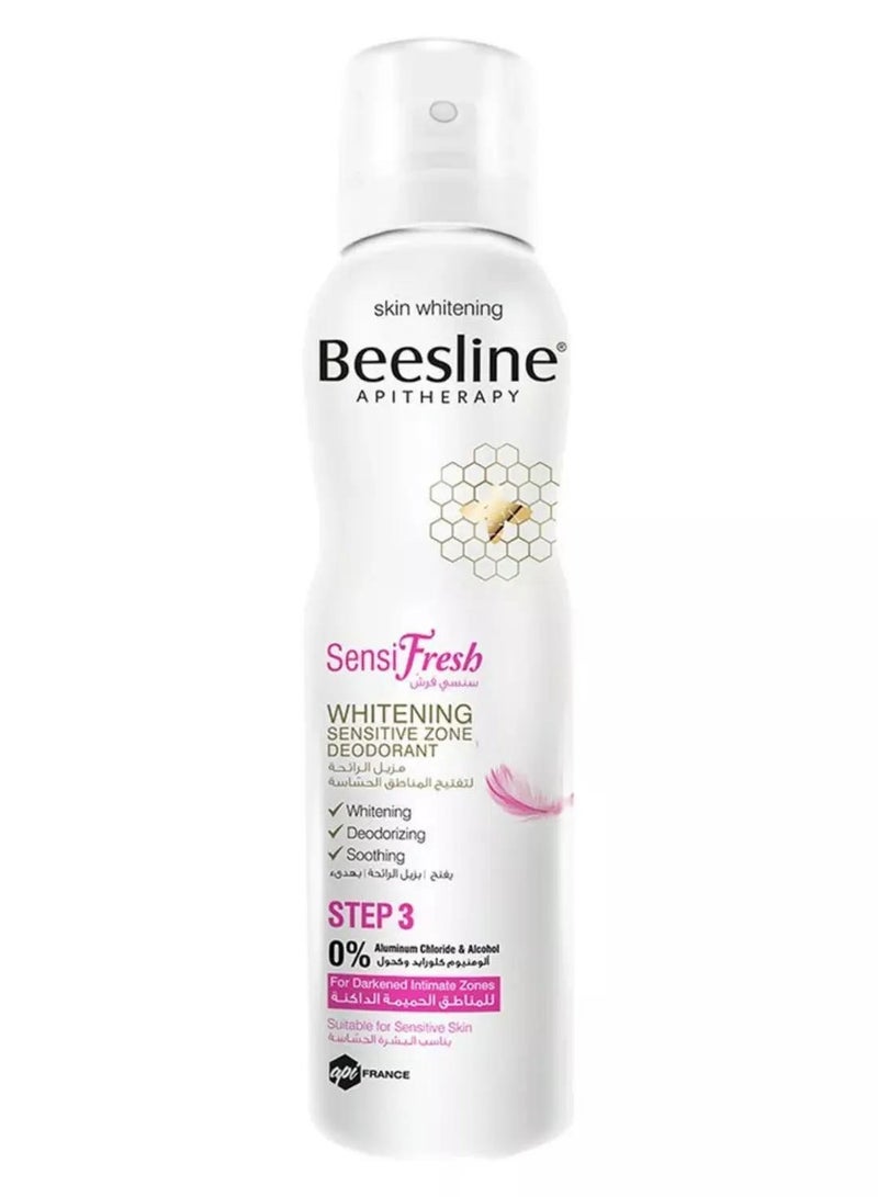 Beesline Sensifresh Whitening Sensitvie Zone Deodorant 150ml - Image 1