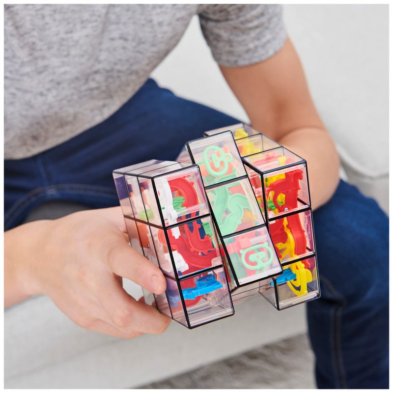 Spin Master Games Rubik’s Perplexus Fusion 3x3 Gravity 3D Maze Game Brain Teaser Puzzle Ball | Anxiety Relief Items Cool Stuff | Sensory Toys for Adults & Kids Ages 8+ - Image 2