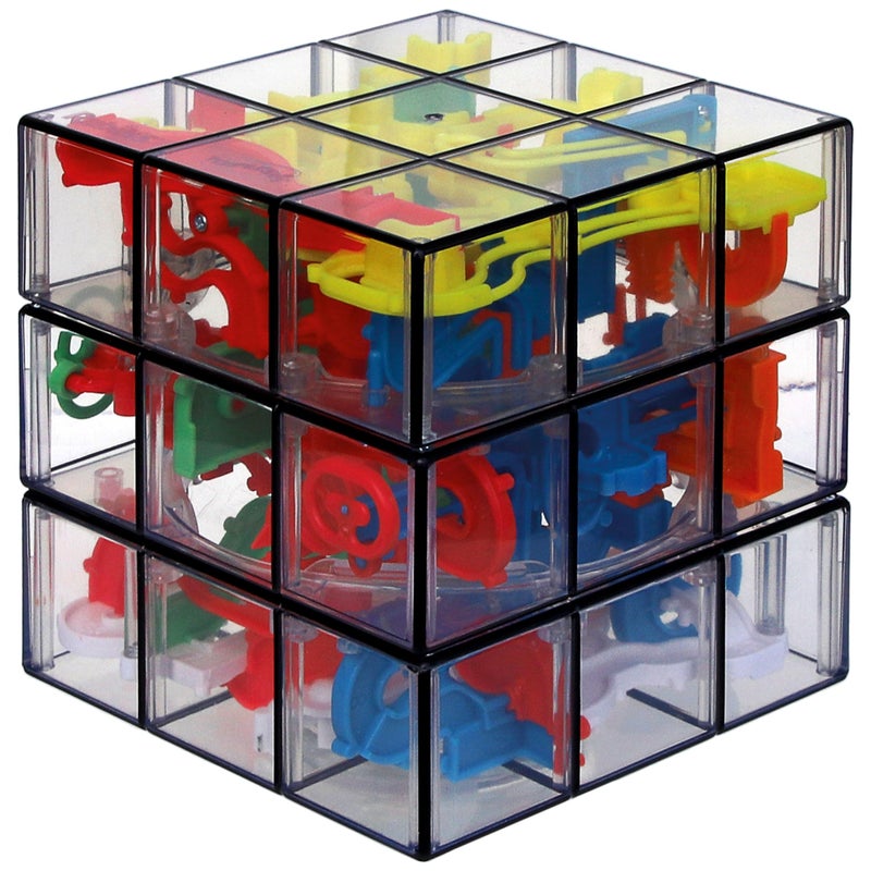 Spin Master Games Rubik’s Perplexus Fusion 3x3 Gravity 3D Maze Game Brain Teaser Puzzle Ball | Anxiety Relief Items Cool Stuff | Sensory Toys for Adults & Kids Ages 8+ - Image 1