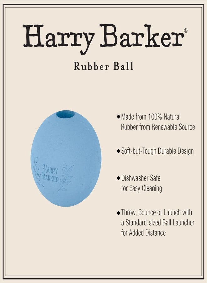 Harry Barker Natural Rubber Dog Fetch Balls, Durable High-Bounce Interactive Toy with Safety Air Vent, Treat-Stuffable Rubber Balls for Dogs, 2.5 Inch, 6-Pack - Image 3