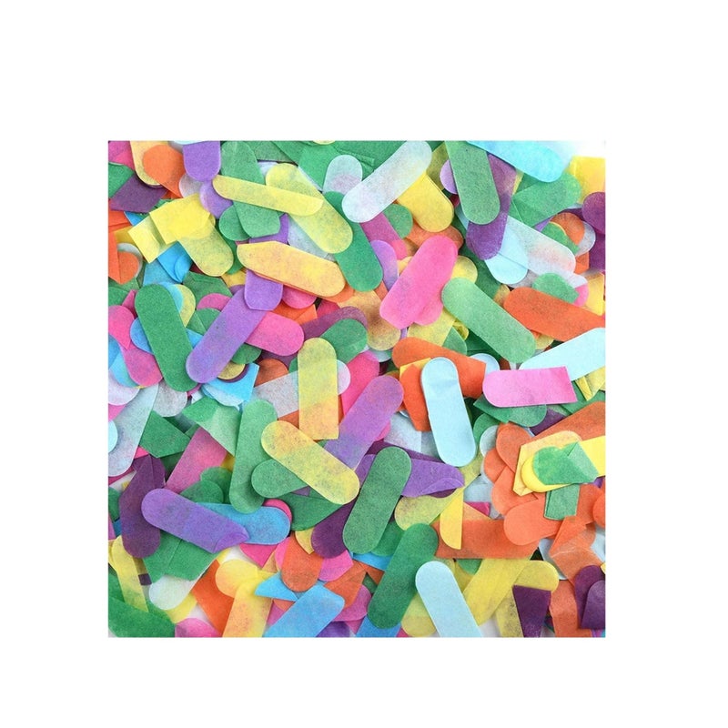 SOLARAE Party Balloons, Birthday Balloons Sprinkles Confetti Balloons Pack - Ice Cream Sprinkle Balloons. Latex Balloons, 12-Inch with Confetti for Party Decorations, Wedding & Bridal, Baby Shower (50PCS) - Image 5
