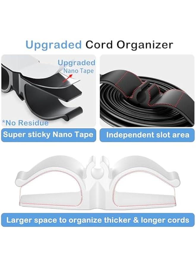 Cord Organizer for Appliances, 8 Pack Upgraded Kitchen Appliance Cord Organizer Stick On Appliance Wire Organizer Wire Wrapper for Kitchen Appliances Mixers, Coffee Maker, Pressure Cooker - Image 2