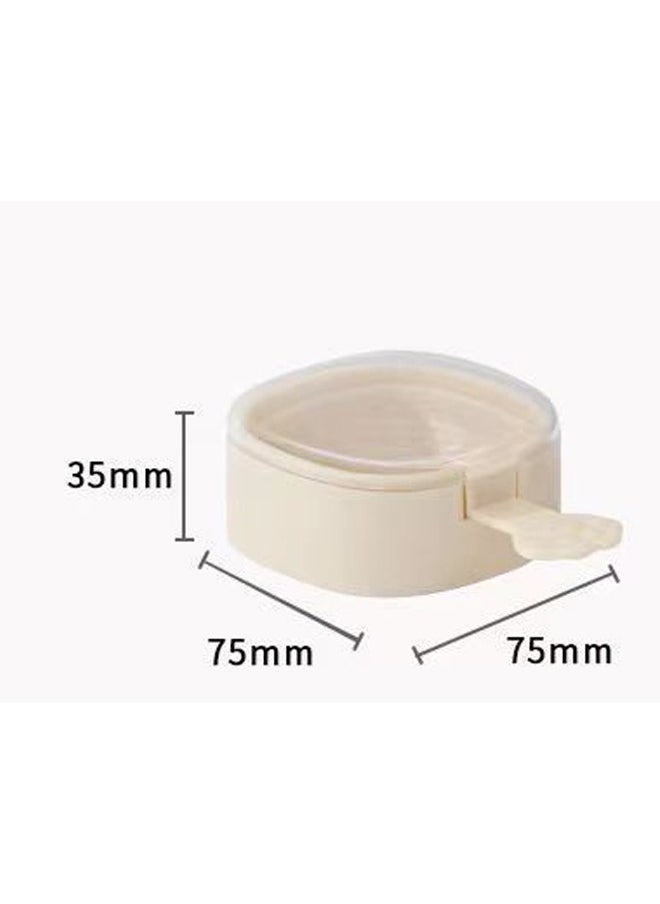 Generic - 3 Pieces Easy Release Ice cream Silicone Mold With Lid Cartoon Ice Cream Popsicle Silicone Grinder Popsicle Mold ice Cube Maker Dessert DIY - Image 1