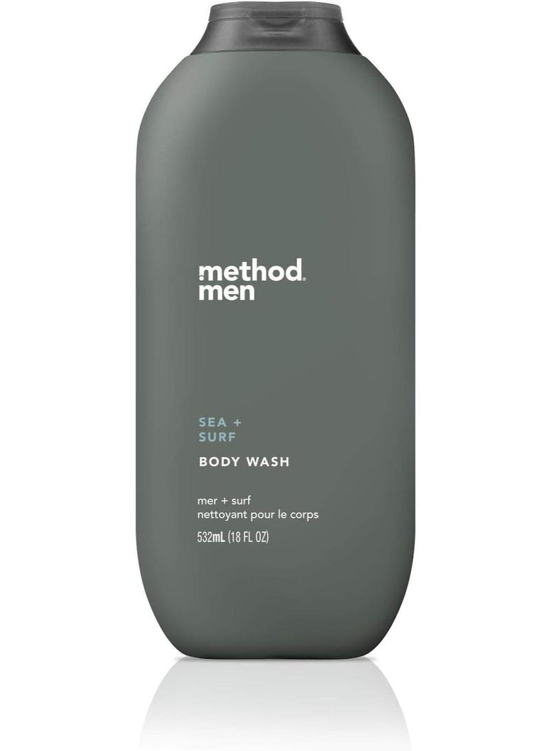 Method Men Body Wash Sea Surf 18 fl oz 532 ml