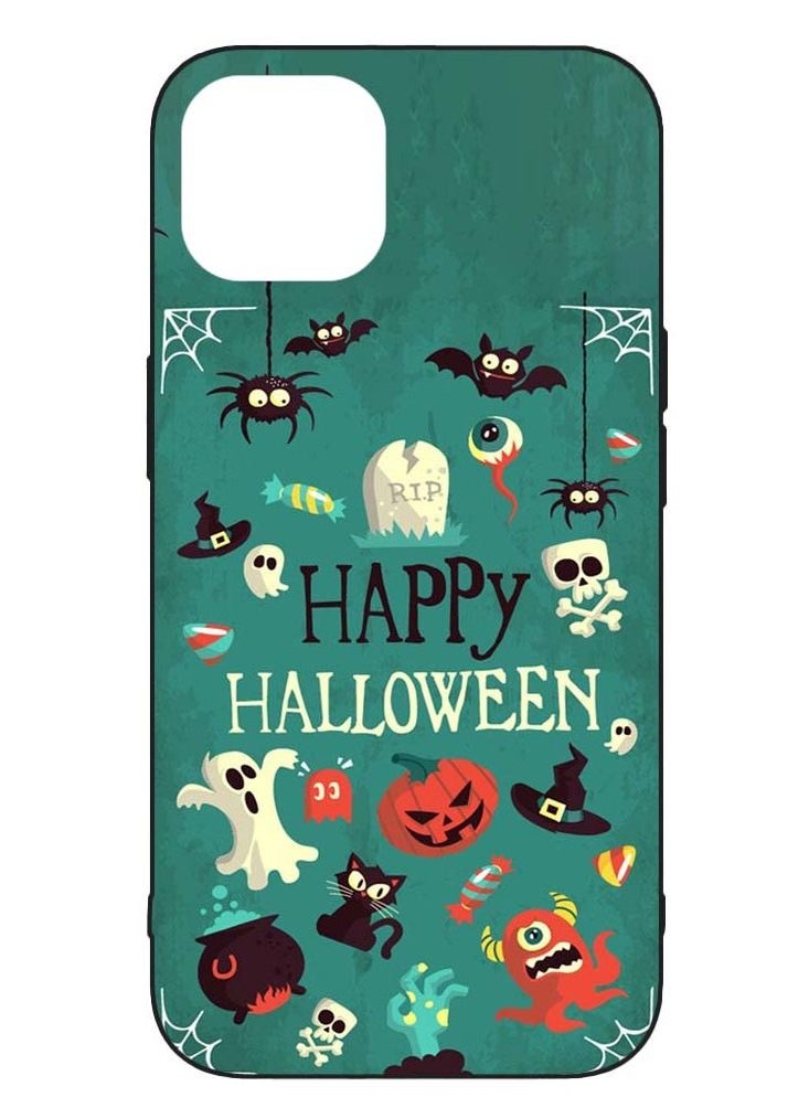 Service Zone Protective Printed Mobile Covers RIP Witchy Happy Halloween For iPhone 14 Plus  - Image 1