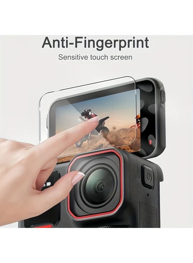 Insta360 ACE Pro Screen Lens Protector Kit 9H Tempered Glass 3 Pack HD Scratch Resistant - Image 4