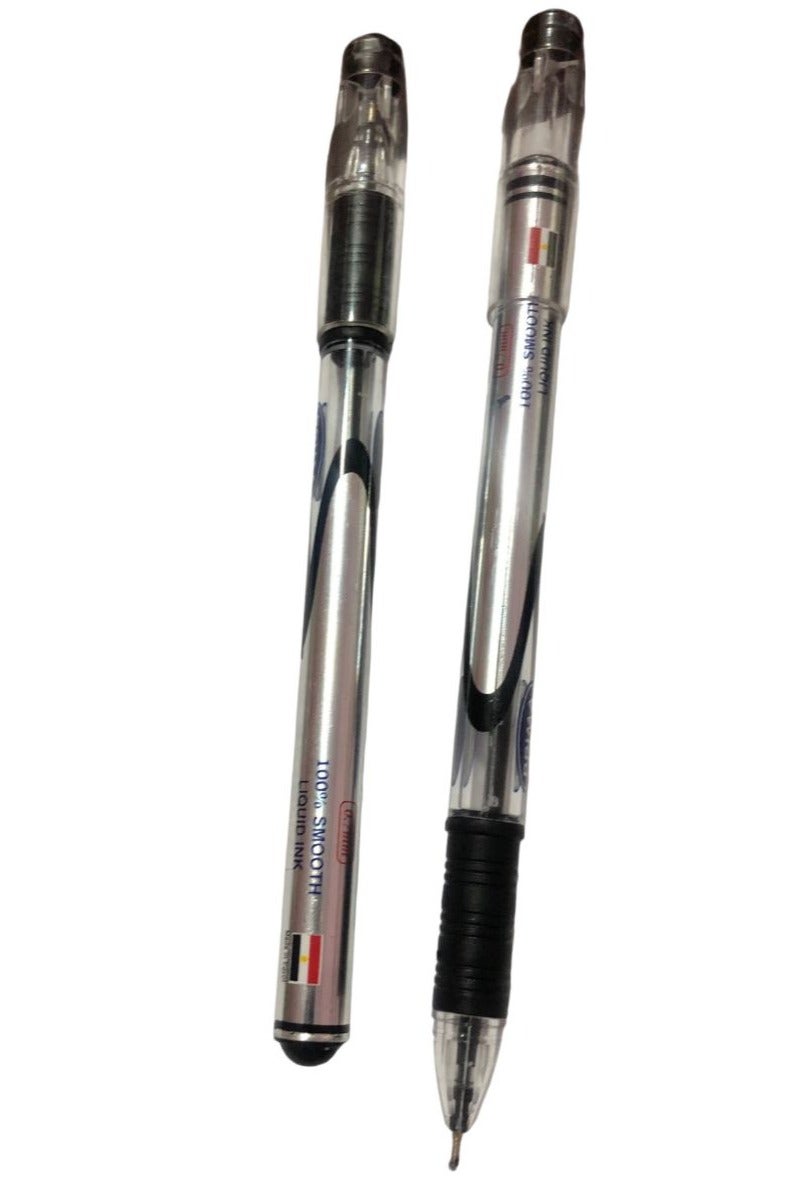Generic 0.7mm Ballpoint Pen, Smooth Liquid Ink, Set of 10 - Black 