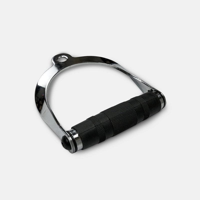 Roxan Solid D Handle Gym Handle Heavy Duty Ground Pulley D Handle Gym Cable Attachment Option Cable Cross D Handle Triceps Rope Seated Row Equipment Spare Parts Set of 1 Piece - Image 1