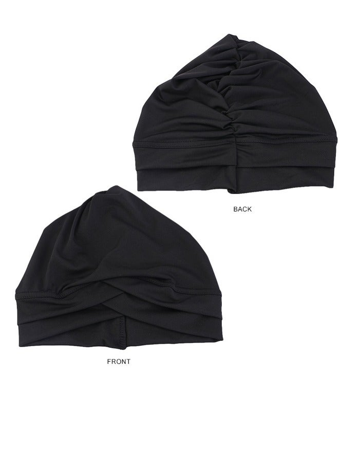 GUSGU المرأة 4 قطعة غطاء الرأس ، وخفيفة الوزن مرنة غطاء الرأس ، غطاء الرأس الكيميائية - Image 4