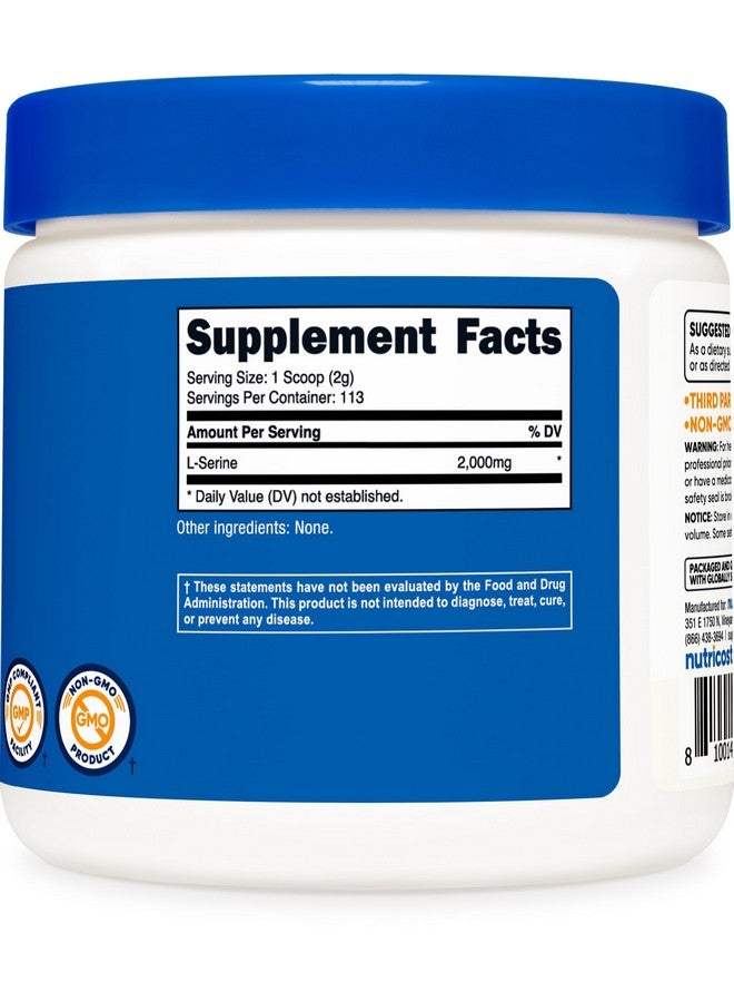 Nutricost L-Serine Powder, 113 Servings (.5LB) - 2,000 MG Per Serving - Non-GMO, Gluten Free - Image 5