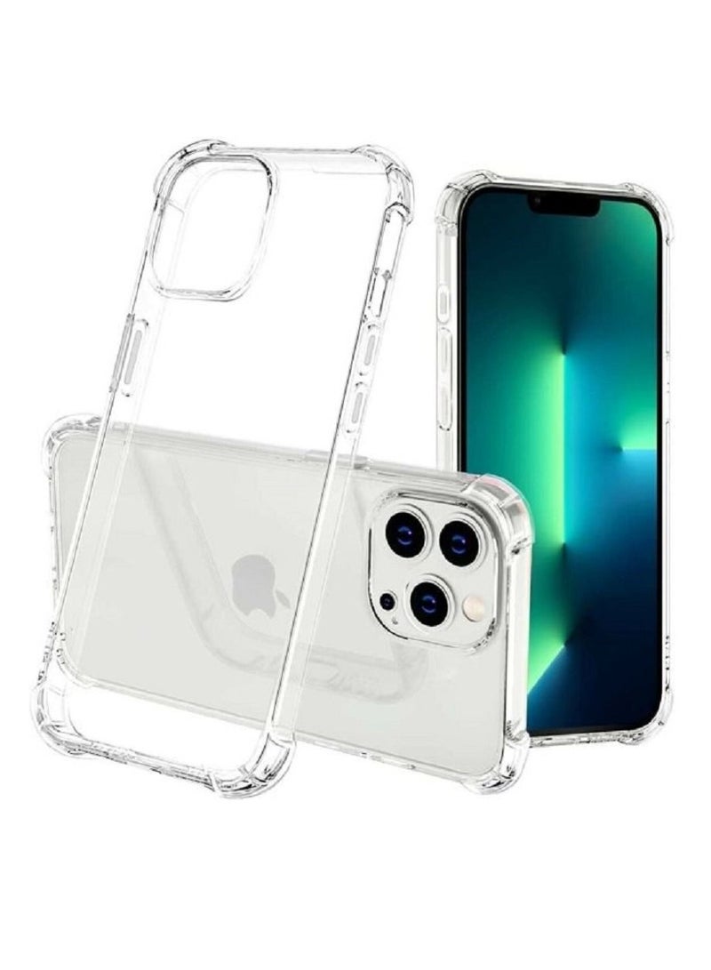 CATANES iPhone 12 Pro Max Clear Case Shockproof Reinforced Corners Transparent Soft Ultra Slim TPU Back Cover 6.5 inch - Image 2