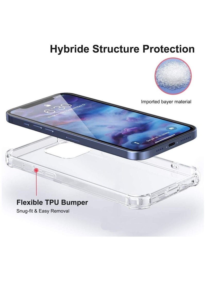 CATANES iPhone 12 Pro Max Clear Case Shockproof Reinforced Corners Transparent Soft Ultra Slim TPU Back Cover 6.5 inch - Image 4