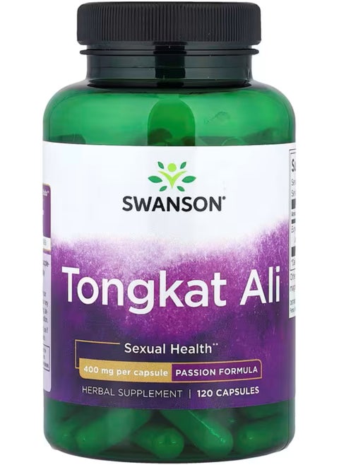 Herbal Supplements Tongkat Ali 400 Mg 120 Capsules