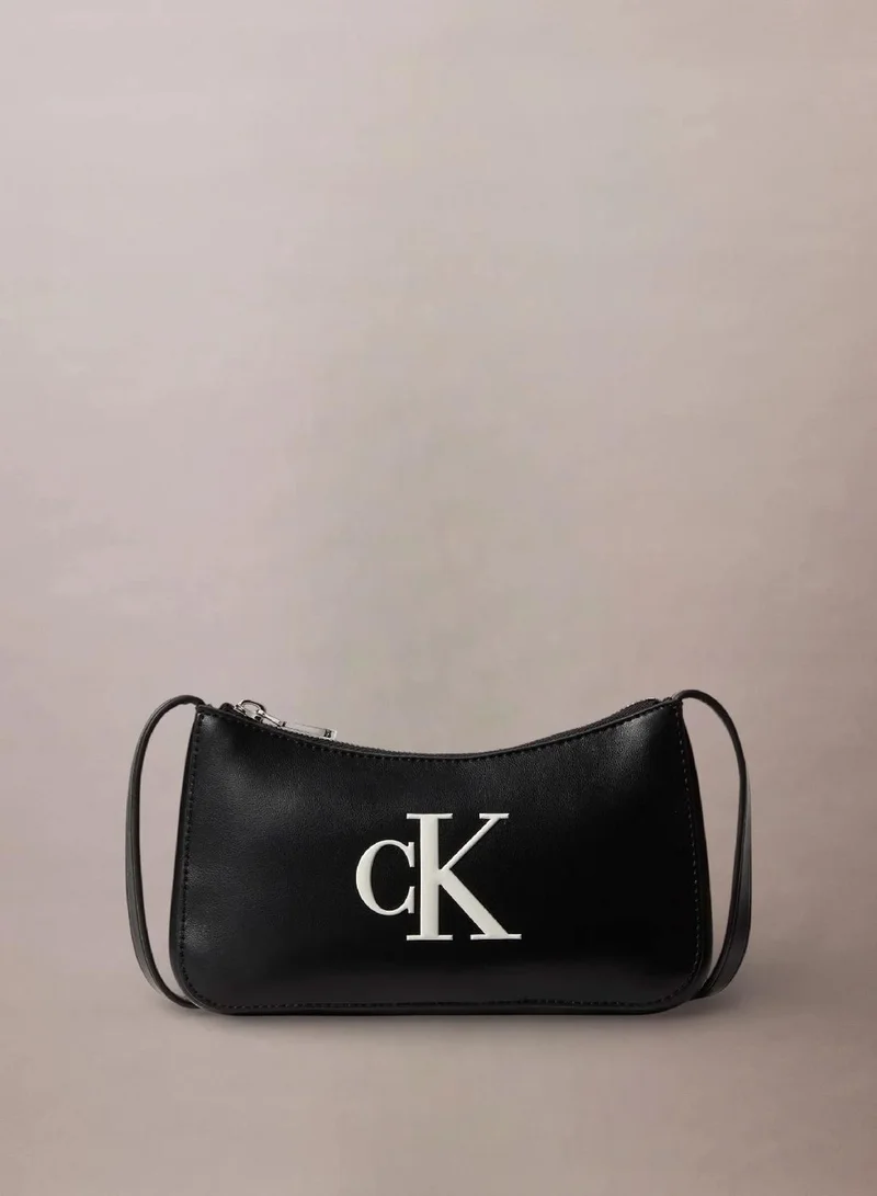 Embossed Monogram Mini Shoulder Bag
