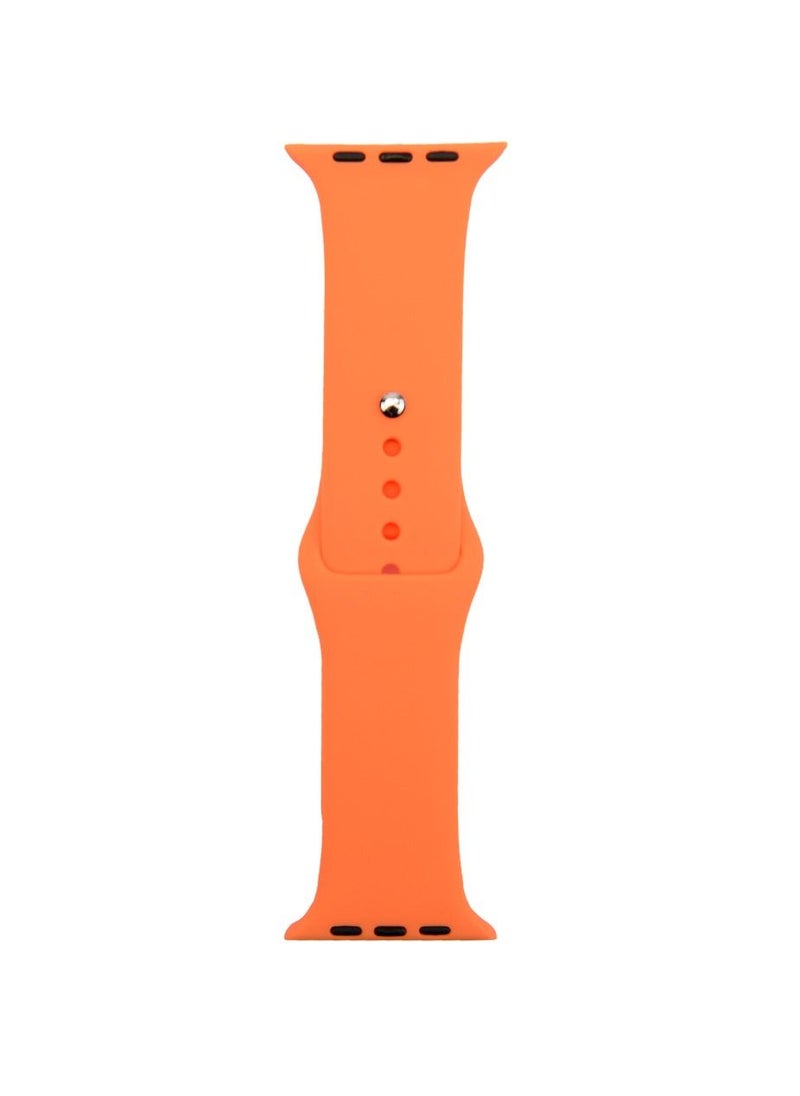 Generic - Apple Watch Band 41mm Soft Silicone Sport Band Replacement Wrist Strap Compatible for iWatch Apple Watch Series 7 Nike+,Sport,Edition - Image 1