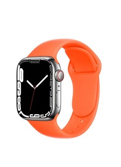 Apple Watch Band 41mm Soft Silicone Sport Band Replacement Wrist Strap Compatible for iWatch Apple Watch Series 7 Nike+,Sport,Edition