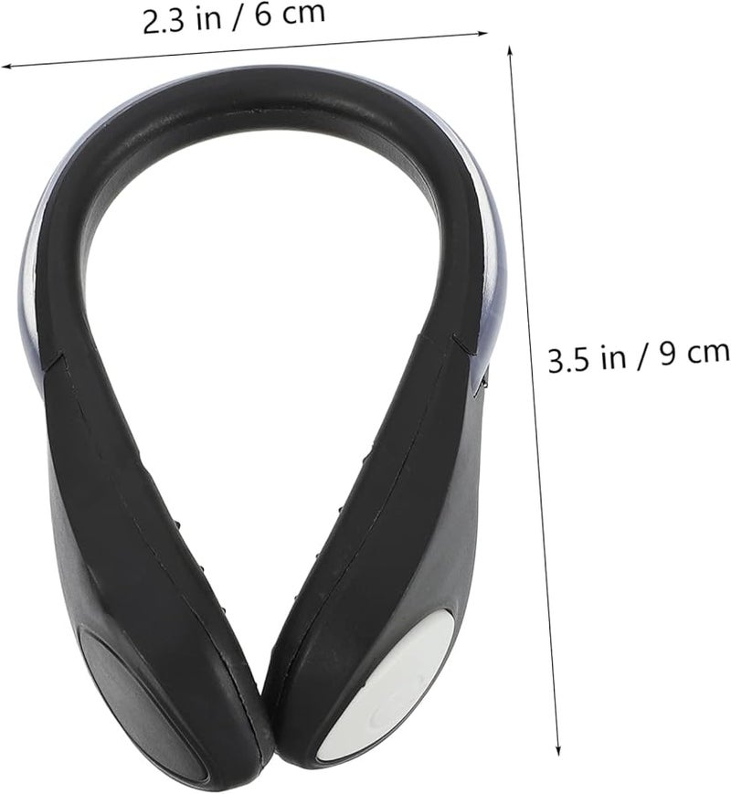 قطعتان من أضواء مشبك الحذاء العاكسة للجري الليلي وركوب الدراجات والسلامة في الهواء الطلق - Image 5