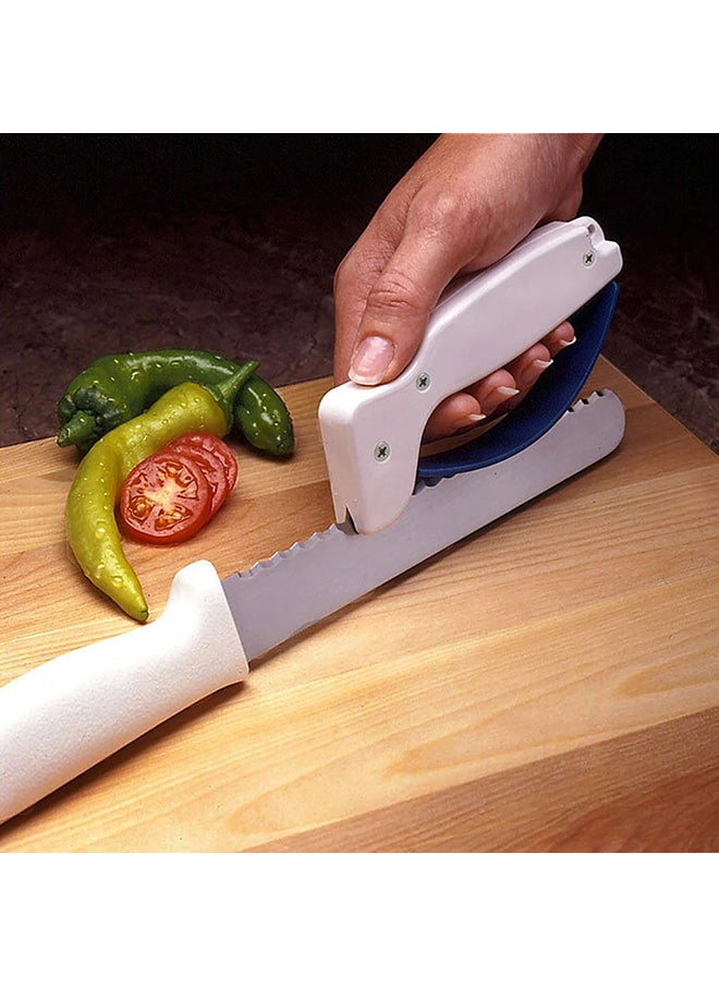 Generic Ergonomic Tool Sharpener for Culinary, Outdoor & Tactical Edges - Tungsten Carbide with Diamond Coating Restores Blades/Axes/Machetes  - Image 3