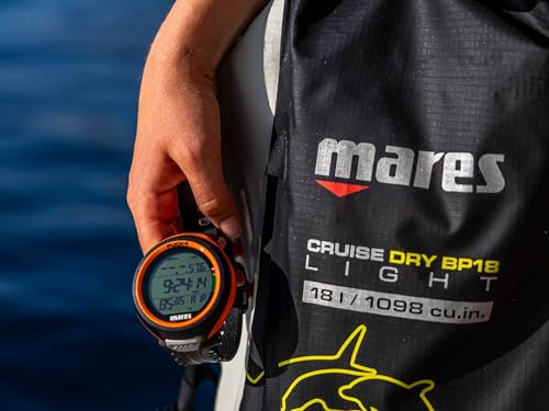 Mares Puck 4 Wrist Dive Computer | Entry-Level Watch-Style One Button Control Underwater Scuba Diving Computer, Black/Orange - Image 5