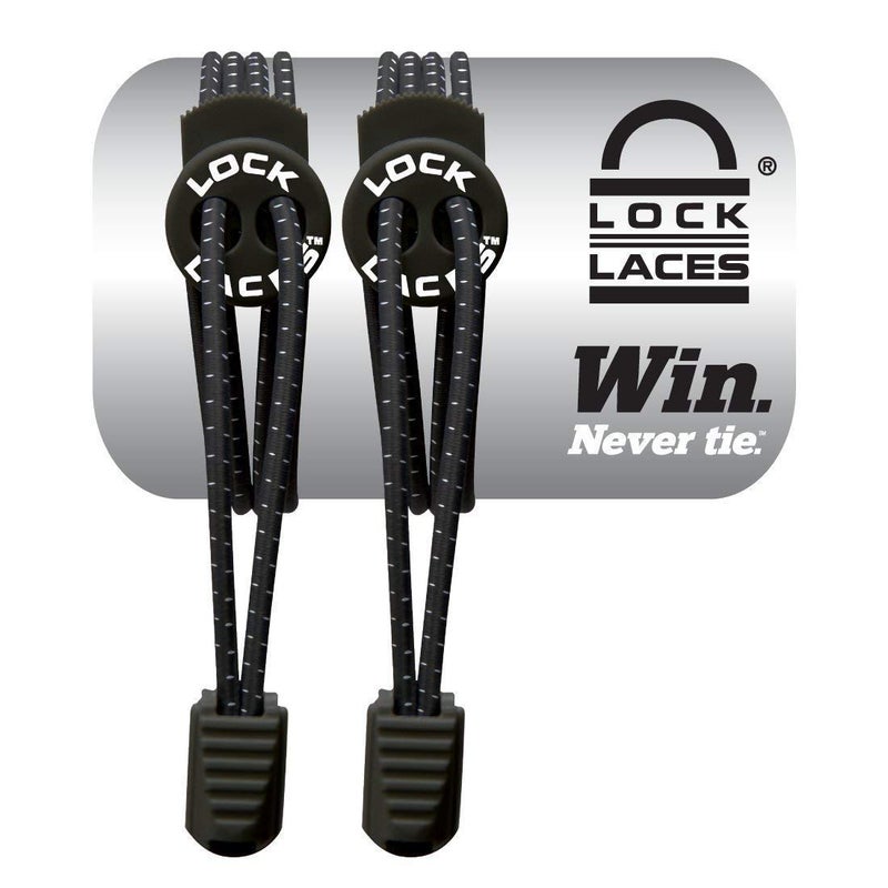 LOCK LACES - Elastic No Tie Shoelaces, One Size Fits All - Image 1