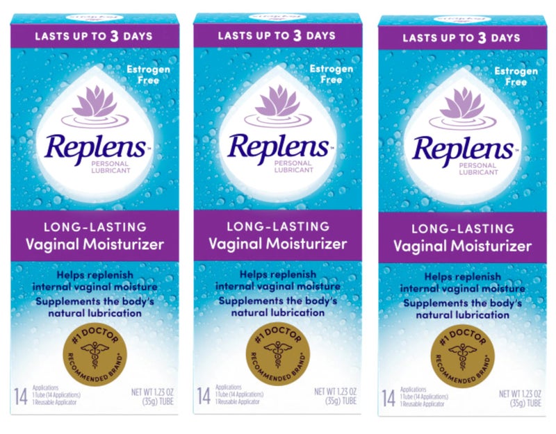 Replens Long Lasting Vaginal Moisturizer 35 g Pack of 3 14 Applications and One reusable applicator by Replens - Image 3