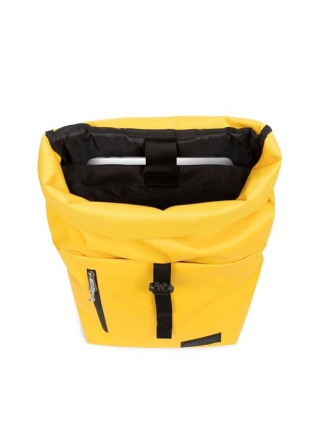 EASTPAK Up Roll Tarp Yolk Large Backpack - Yellow  - Image 4