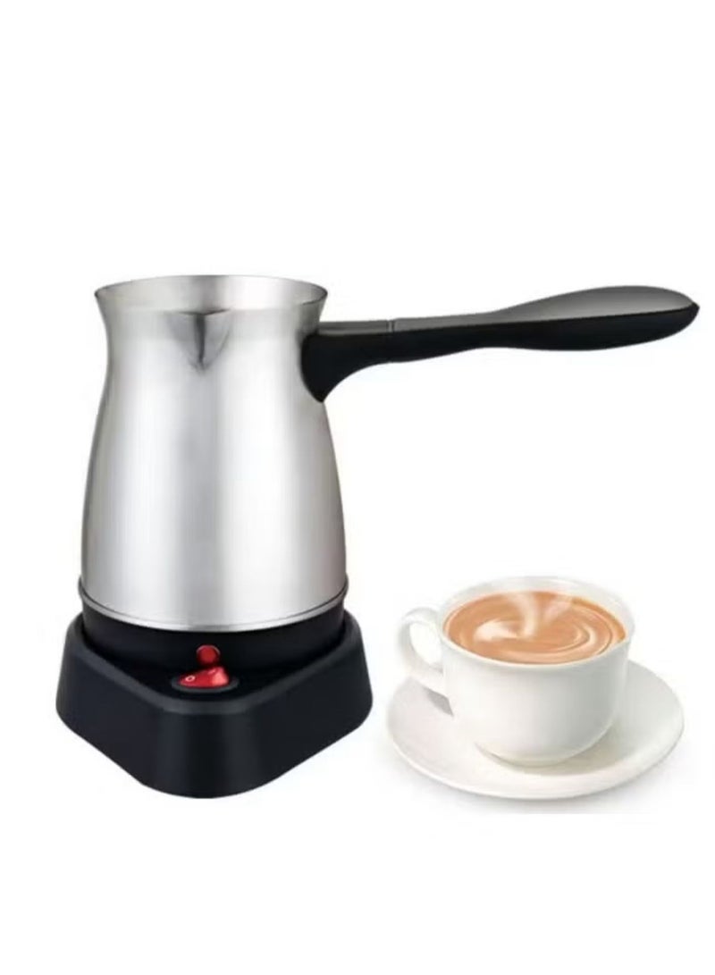 Denx Turkish coffee pot with handle stainless steel electric coffee maker hot water kettle 500ml dx2086 - Image 1