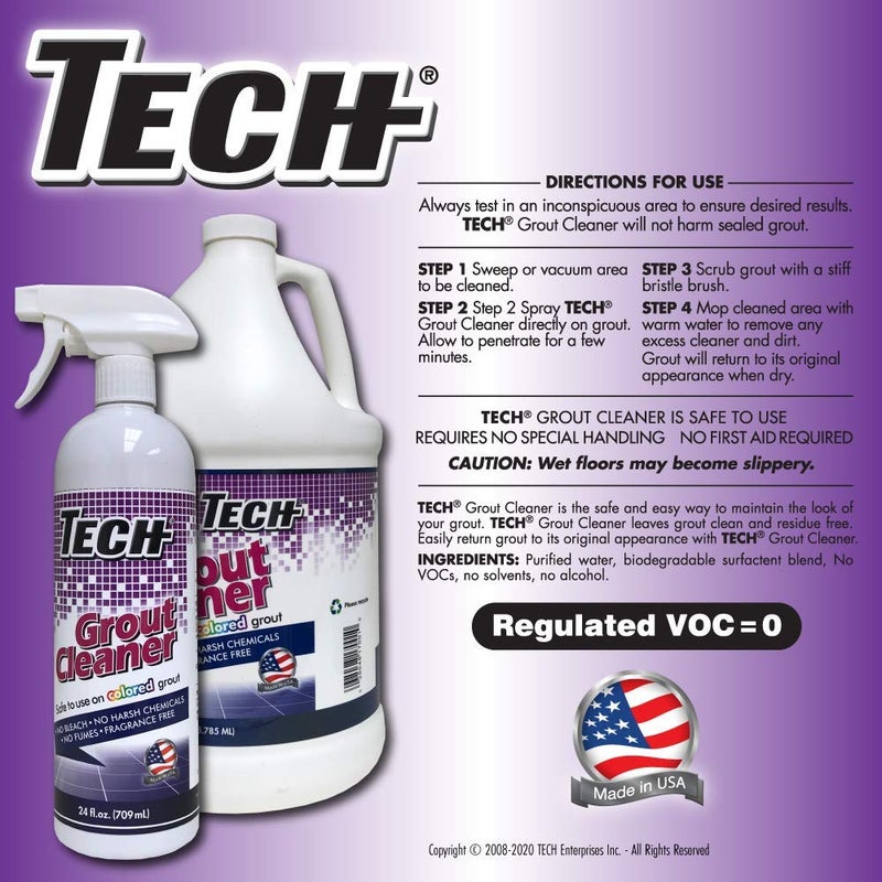 TECH 17001 Grout Cleaner, 128 oz - Image 2