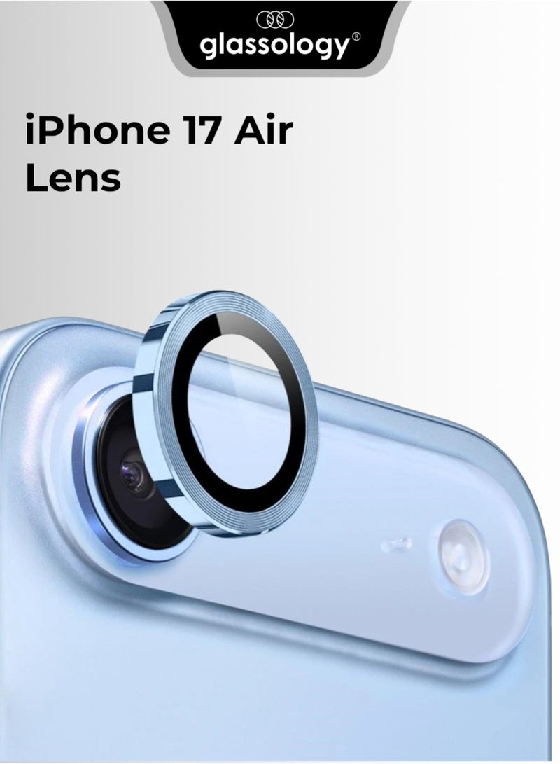 جلاسولوجي iPhone 17Air Premium Lens Protector Ultimate Camera Protection & Scratch Resistance (Blue) - Image 1