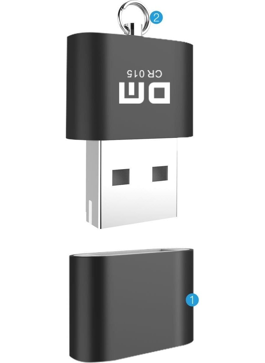 DM - CR015 USB Micro SD TF Card Reader - Image 1