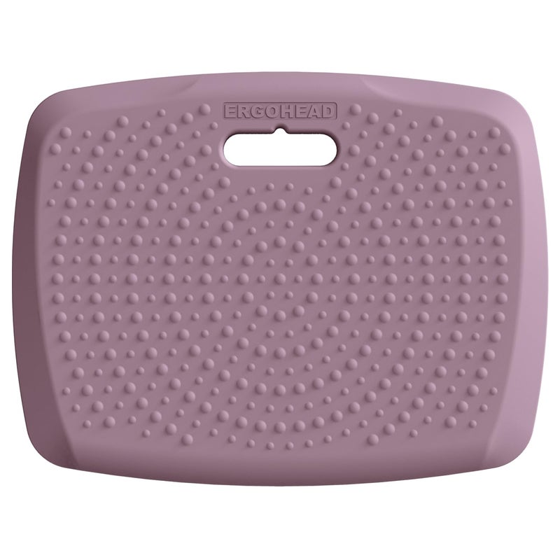 ergohead Ergohead 34 inch Thick Premium Anti Fatigue Mat with Massage Points Ideal Standing Pad for Office  Home Perfect Standing Desk Mat with Handle Comfort Kitchen Floor Mat Purple 17 x 22