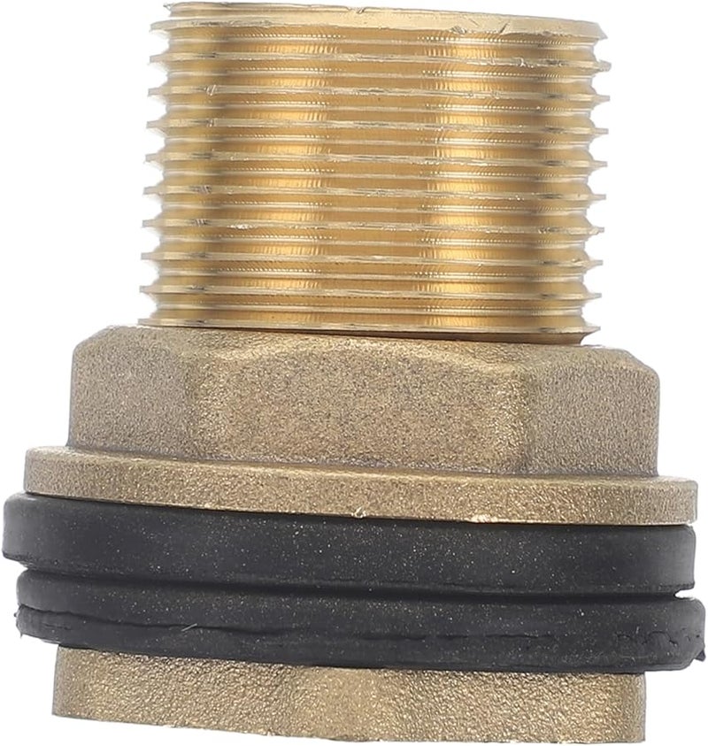 محول خرطوم حديقة نحاسي لغسالة الضغط للمركبات الترفيهية، سهل التركيب مع حلقات العزل - Image 1