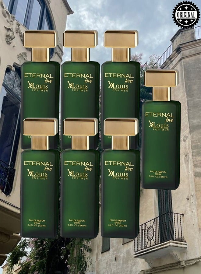 إتيرنال لاف 7 قطع عطر اتيرنال لوف اكسلويس الأصلي للرجال 100 مل - Image 1