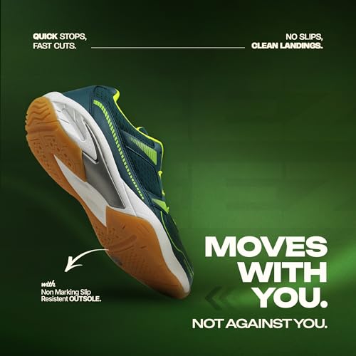 Aivin Breeze Men’s Badminton Shoes (Non-Marking) I Lightweight & Durable Indoor Sports Shoes for Squash, Table Tennis - Image 4