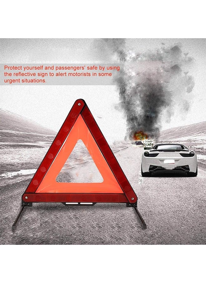 Favarey Reflective Warning Triangle, Foldable Safety Warning Triangle for Roadside Breakdowns, Warning Triangle with Storage Box for Car Emergencies Accessories  - Image 5