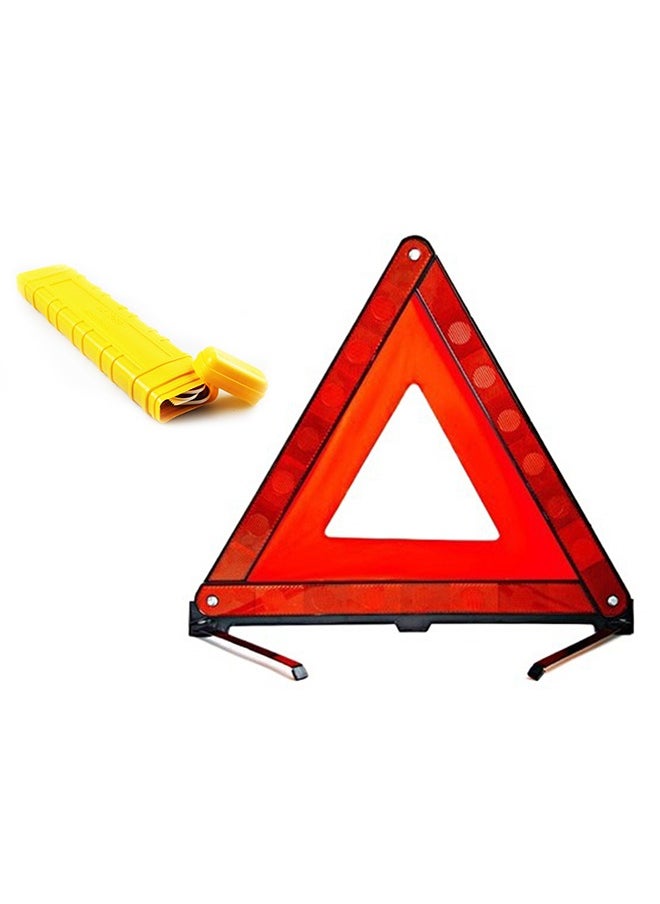 Favarey Reflective Warning Triangle, Foldable Safety Warning Triangle for Roadside Breakdowns, Warning Triangle with Storage Box for Car Emergencies Accessories  - Image 1