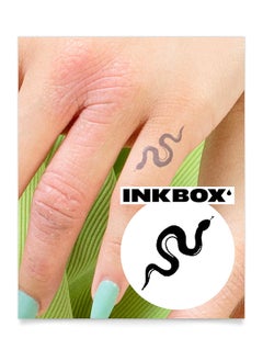 inkbox Inkbox Temporary Tattoos, Semi-Permanent Tattoo, One Premium Easy Long Lasting, Water-Resistant Temp Tattoo with For Now Ink - Lasts 1-2 Weeks, In the Grass, 1 x 1 in 