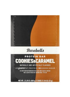 Barebells Barebells, Protein Bar, Cookies & Caramel, 12 Bars, 1.94 oz (55 g) Each  - Image 1