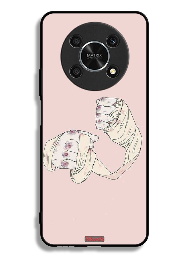 Tolwak Honor X9 5G Protective Case Cover Fighter Art - Image 2