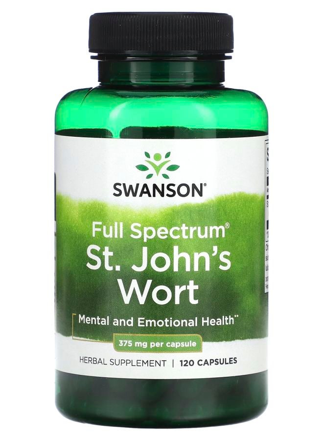 SWANSON Full Spectrum St. John's Wort 375 mg  120 Capsules