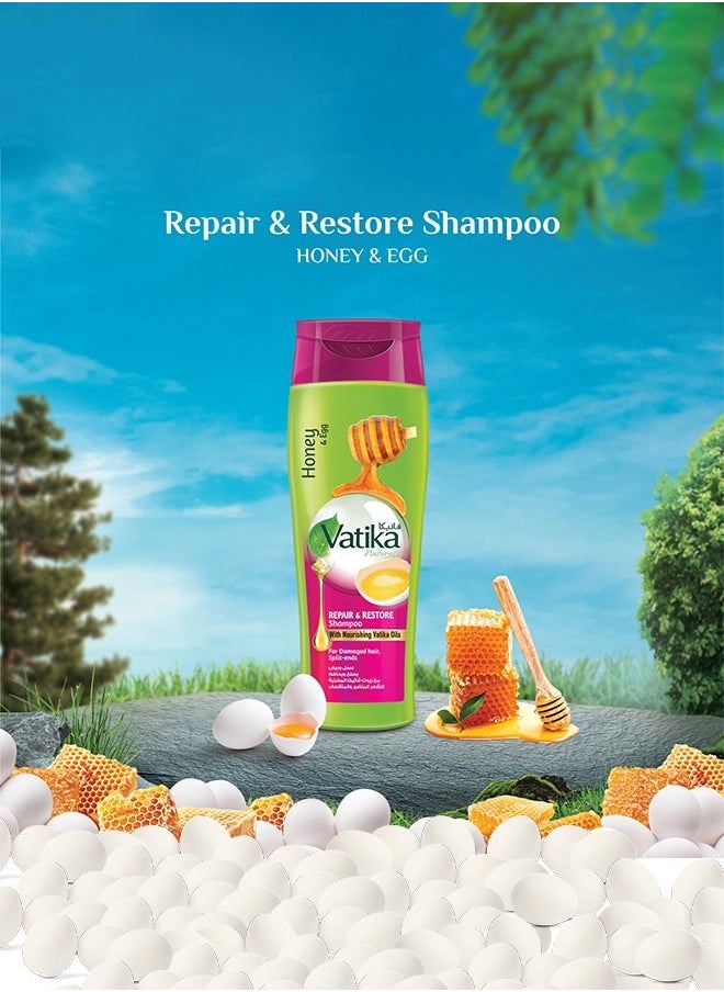 Vatika Naturals - Vatika Naturals Hammam Zait Intensive Nourishment & Shampoo | Natural & Herbal | For Intense Nourishment & Protection -  1 Kg + 200 ml - Image 1