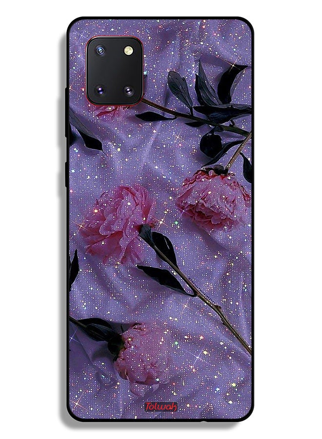 Tolwak غطاء حماية من سامسونج جالاكسي نوت 10 لايت مع ورد لامع - Image 2