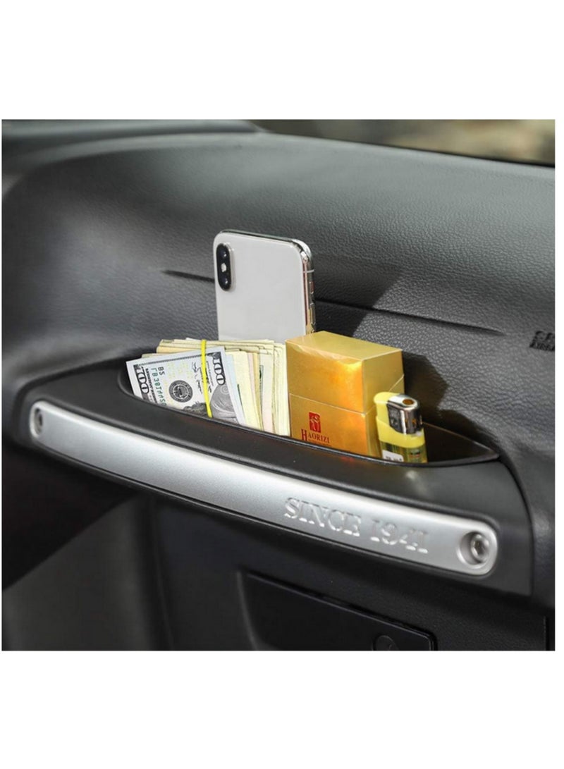 Generic For 2011-2018 Jeep Wrangler JK Passenger Side Storage Tray Organizer with Grab Handle Interior Accessory Box for Enhanced Cabin Organization  - Image 3