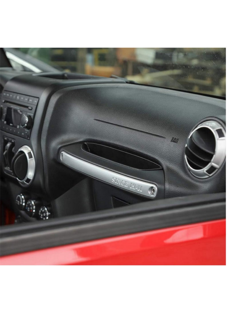 Generic For 2011-2018 Jeep Wrangler JK Passenger Side Storage Tray Organizer with Grab Handle Interior Accessory Box for Enhanced Cabin Organization  - Image 5