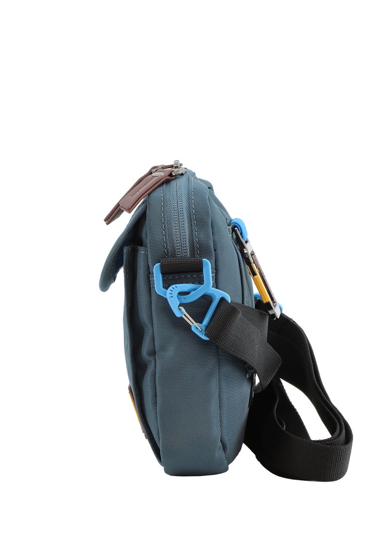 Discovery ICON Utility Bag Steel Blue Zipper, Compartment Casual Shoulder Bag For Men And Women Removable Shoulder Strap Secure RFID Pocket - pzsku/ZE70F57B2525F1176ABA4Z/45/_/1721997009/c7bb7199-fdc0-475a-b8d2-43e09daf584d