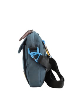 Discovery Discovery ICON Utility Bag Steel Blue Zipper, Compartment Casual Shoulder Bag For Men And Women Removable Shoulder Strap Secure RFID Pocket  - Image 3